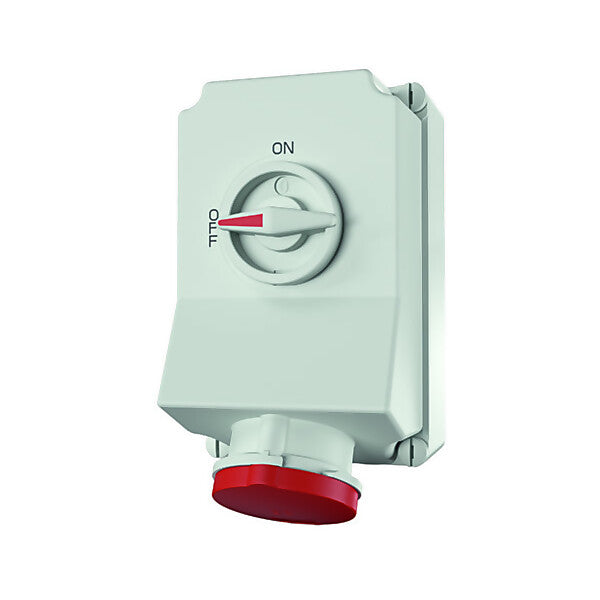 MENNEKES Wanddose DUO 63A,5p,6h,400V,IP44 5959A